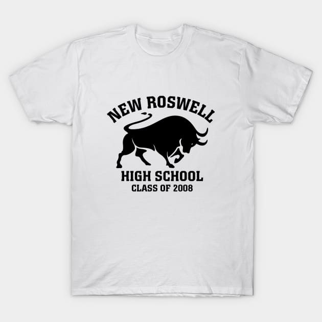 New Roswell High School Class of 2008 T-Shirt by BadCatDesigns